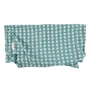 Unisex Tag Scarf Green/White One Size